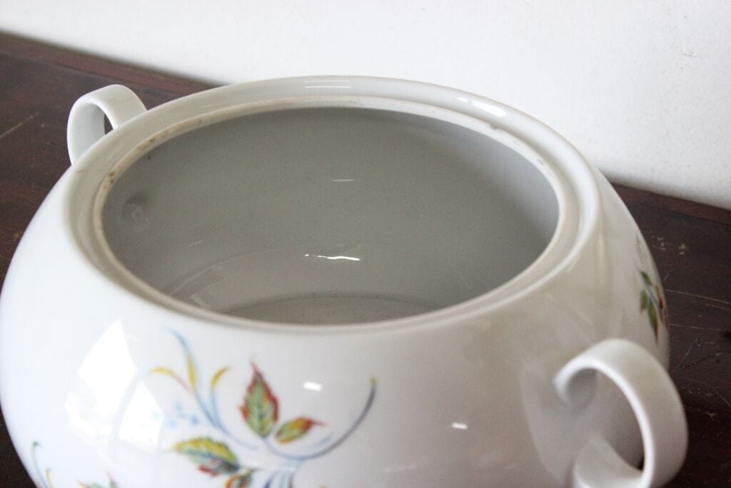 BELLISSIMA ZUPPIERA ANNI '70 IN CERAMICA / LEGUMIERA / VINTAGE BAVARIA TUREEN Ceramiche e Porcellane