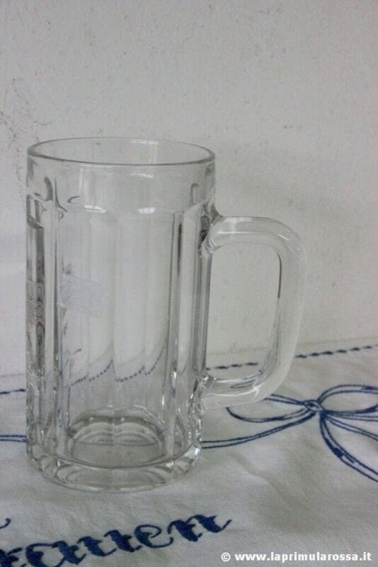 BOCCALE DA BIRRA VINTAGE IN VETRO STELLA ARTOIS H cm 16 Birra & dintorni