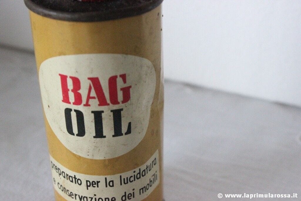 BOCCETTA VINTAGE OLIO PAGLIERINO BAG SOCIETA SIDOL VINTAGE ITALIAN ADVERTISING Pubblicità vintage