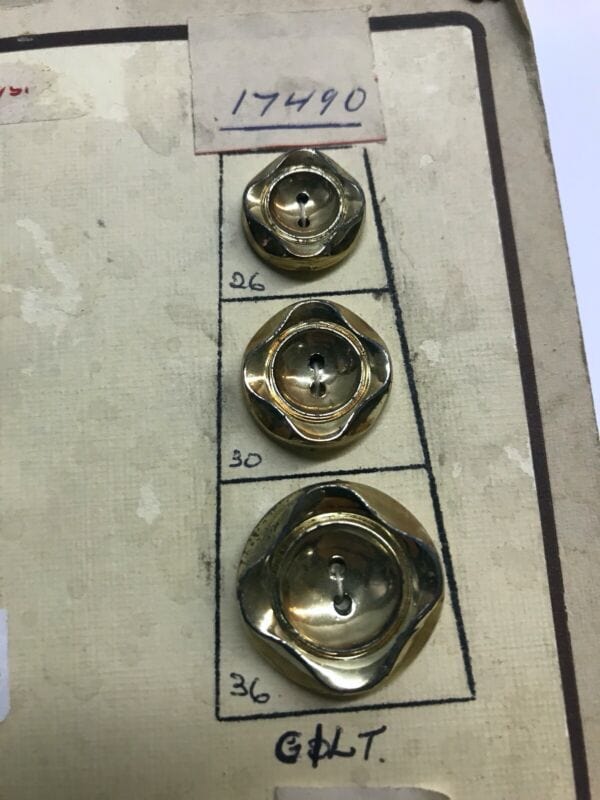 Bottoni gioiello vintage inglesi da collezione argento oro rotondi perla anni 50 Bigiotteria & Accessori