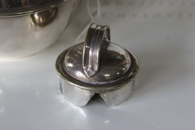 BRICCO D'EPOCA PER IL LATTE H cm 10 - BROCCHETTA VINTAGE PER PANNA Sheffield & Argento
