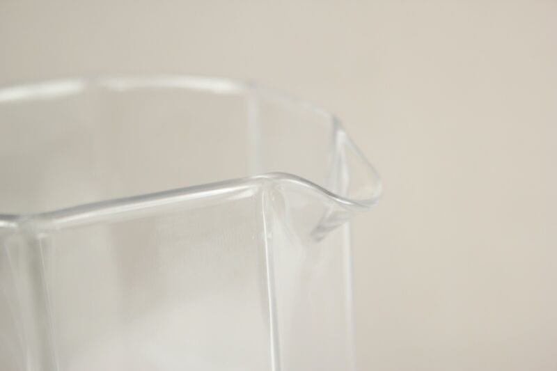 Brocca caraffa antica in cristallo e argento decanter per vino con portaghiaccio Ceramiche e Porcellane