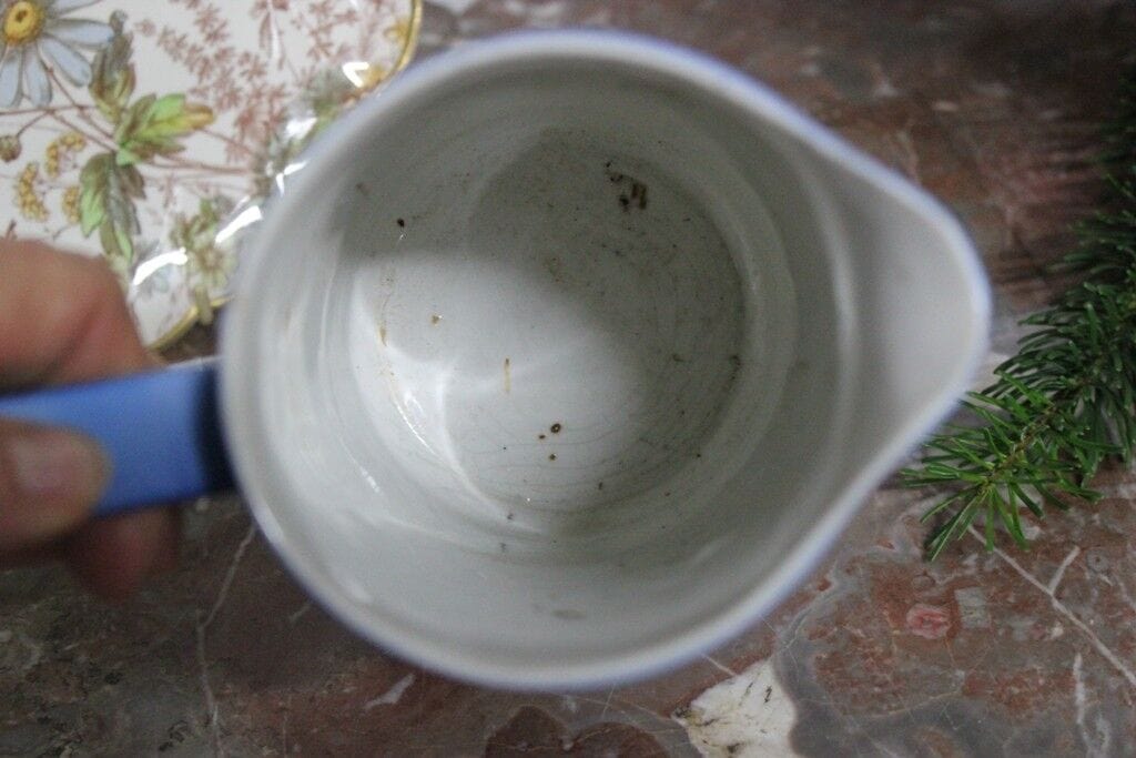 BROCCA D'EPOCA IN CERAMICA VECCHIA CARAFFA H cm 17 - VINTAGE POTTERY JUG Ceramiche e Porcellane