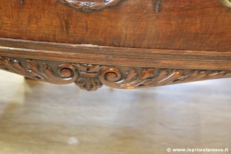 BUFFET ANTICO IN MOGANO SERVANTE INGLESE VITTORIANA SIDEBOARD CON CASSETTI Arredamento