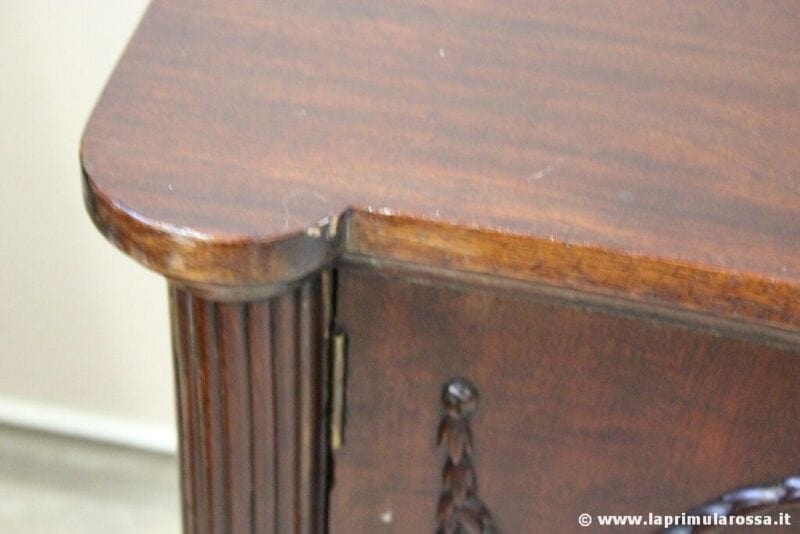 BUFFET ANTICO IN MOGANO SERVANTE INGLESE VITTORIANA SIDEBOARD CON CASSETTI Arredamento