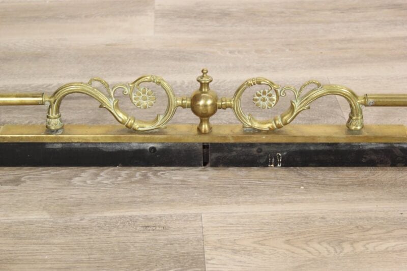 Camino antico cornice paracenere in ottone frontale regolabile per caminetto Complementi d'arredo