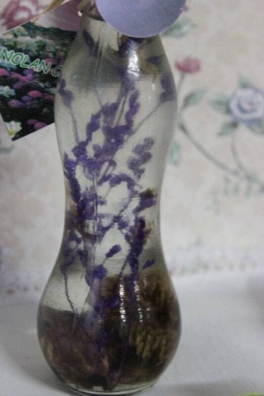 CANDELA A OLIO IN VETRO H 18 CM - LAMPADA A OLIO - NOLAN CANDLE Other