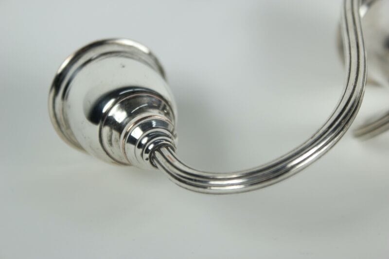 Candelabro antico in argento silver plated candeliere portacandele a 2 3 fiamme Sheffield & Argento