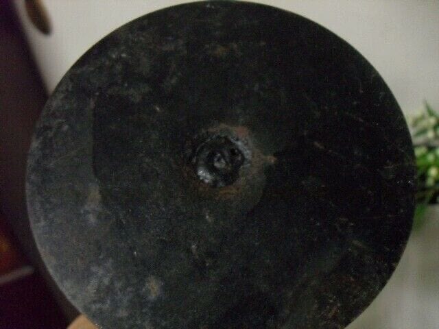 CANDELABRO D'EPOCA IN FERRO PORTACANDELA VINTAGE CANDELIERE SHABBY CHIC Vintage