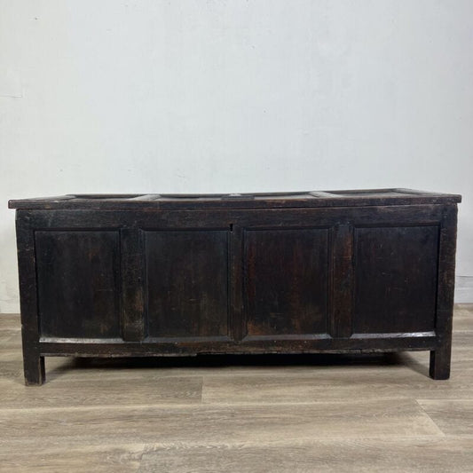 Cassapanca antica baule in legno d'epoca 800 panca vecchia madia cassa rustica Arredamento
