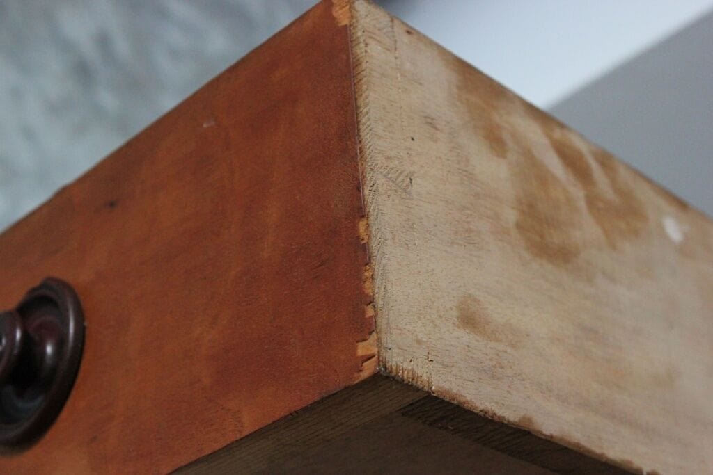 CASSETTO ANTICO IN LEGNO L. CM 96 / TECA D'EPOCA / MENSOLA / SCATOLA Scatole in legno