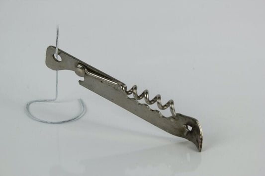 Cavatappi apribottiglie apriscatole da collezione vintage anni 50 tascabile Cavatappi