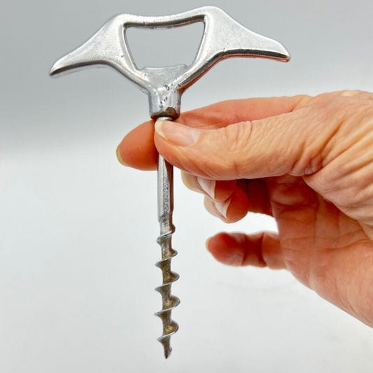 Cavatappi cromato antico da collezione d epoca corkscrew vintage tirebouchon Cavatappi