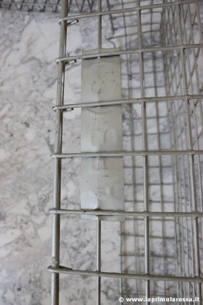 CESTO INDUSTRIALE ANNI 70 IN FERRO PER TRASPORTO PANE VINTAGE WIRE BAKER'S TRAY Complementi d'arredo