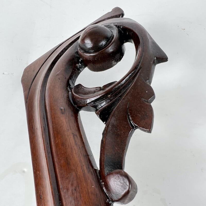 Cimasa antica in legno fregio sovraporta sopra porta intaglio vecchio epoca 800 Complementi d'arredo