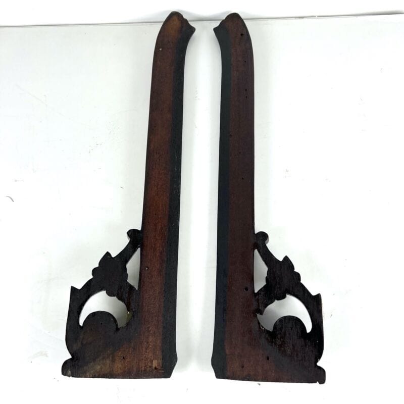 Cimasa antica in legno fregio sovraporta sopra porta intaglio vecchio epoca 800 Complementi d'arredo