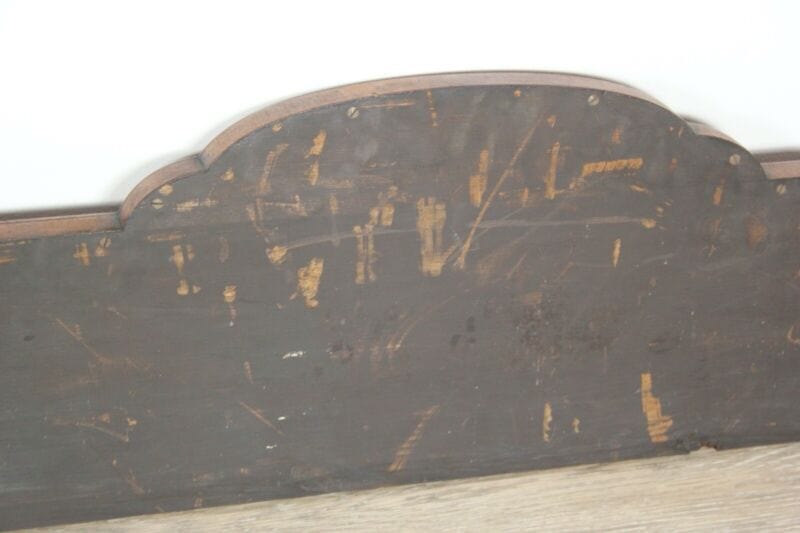 Cimasa antica in legno fregio sovraporta sopra porta intaglio vintage epoca 800 Complementi d'arredo