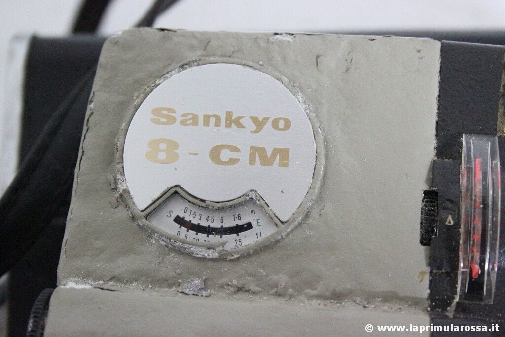 CINEPRESA VINTAGE SANKYO 8-CM CON ZOOM PRONON 8,5-26mm. f1,8.+ CUSTODIA Lenti-Cannocchiali-Occhiali