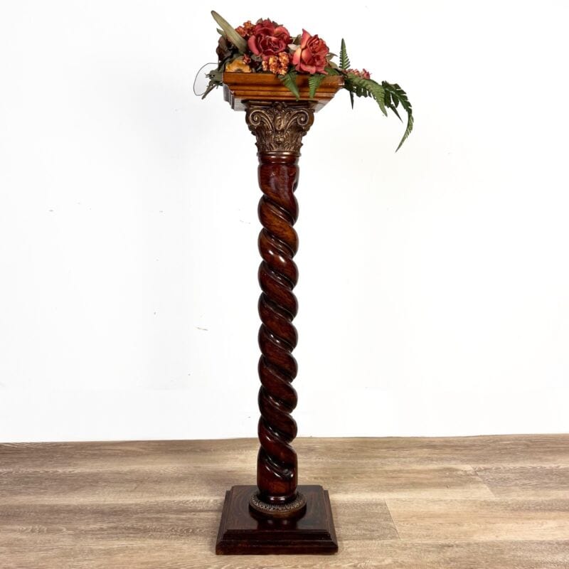 Colonna in legno stile antico classico 800 porta vaso p – La Primula Rossa  Antiquariato