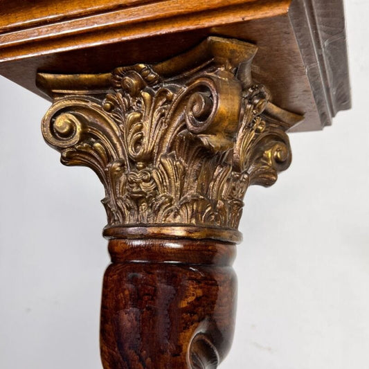 Colonna in legno stile antico classico 800 porta vaso piedistallo trespolo Arredamento