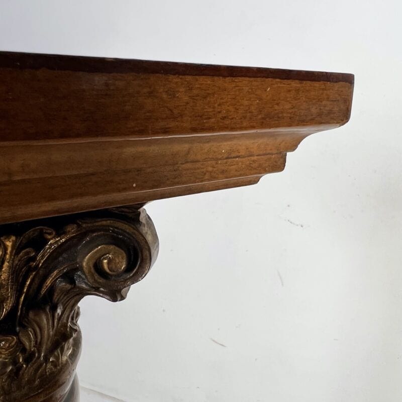 Colonna in legno stile antico classico 800 porta vaso piedistallo trespolo Arredamento