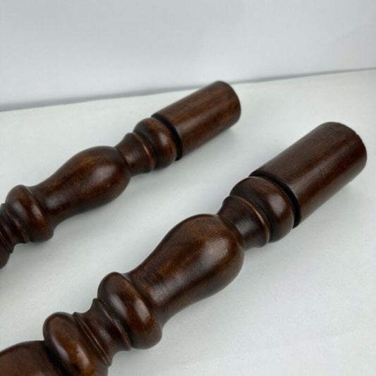 Colonne Antiche colonnine tornite in legno intagli per da restauro d epoca 800 Restauro