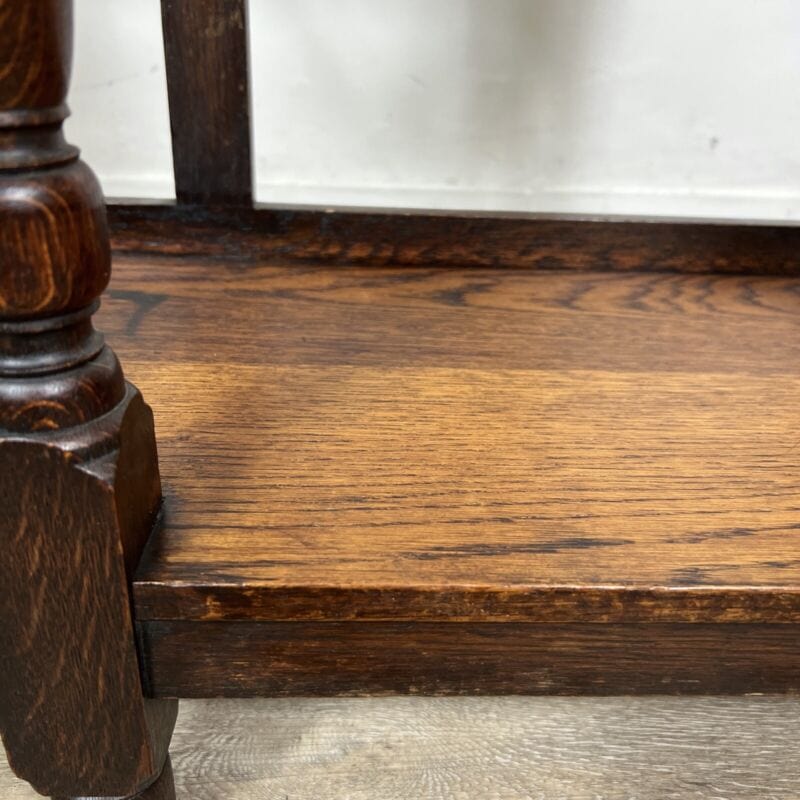 Consolle Antica in legno mobile da ingresso con cassetto e porta ombrelli 900 Arredamento