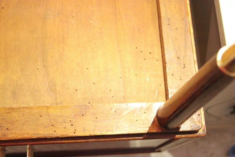 Coppia di comodini antichi in legno comodino Vintage anni '50 60 modernariato Arredamento