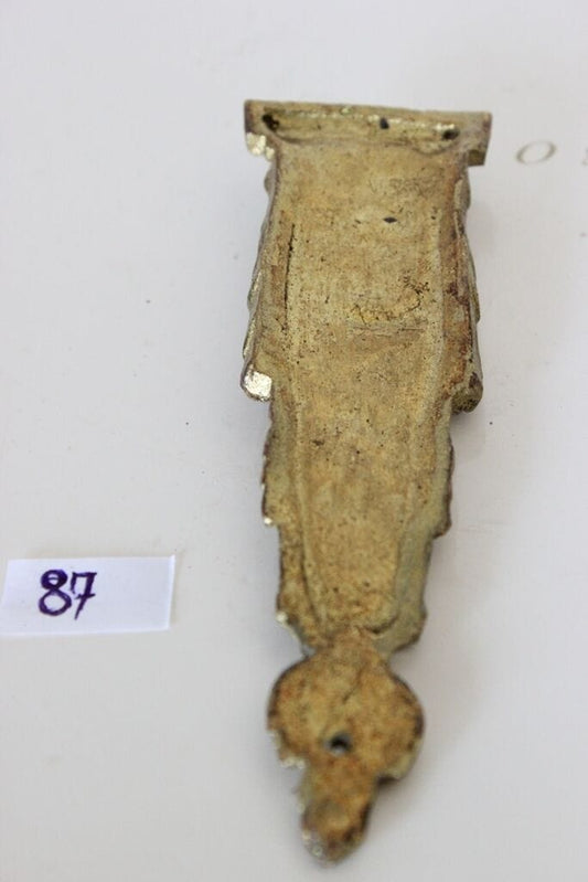 COPPIA DI FREGI ANTICHI IN BRONZO H cm 12 INTAGLIO PAIR OLD BRONCE DECORATION Restauro