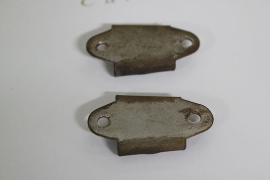 COPPIA DI GANCI EPOCA 900 PER SPECCHIO BASCULANTE TOELETTA VECCHIA FERRAMENTA Restauro