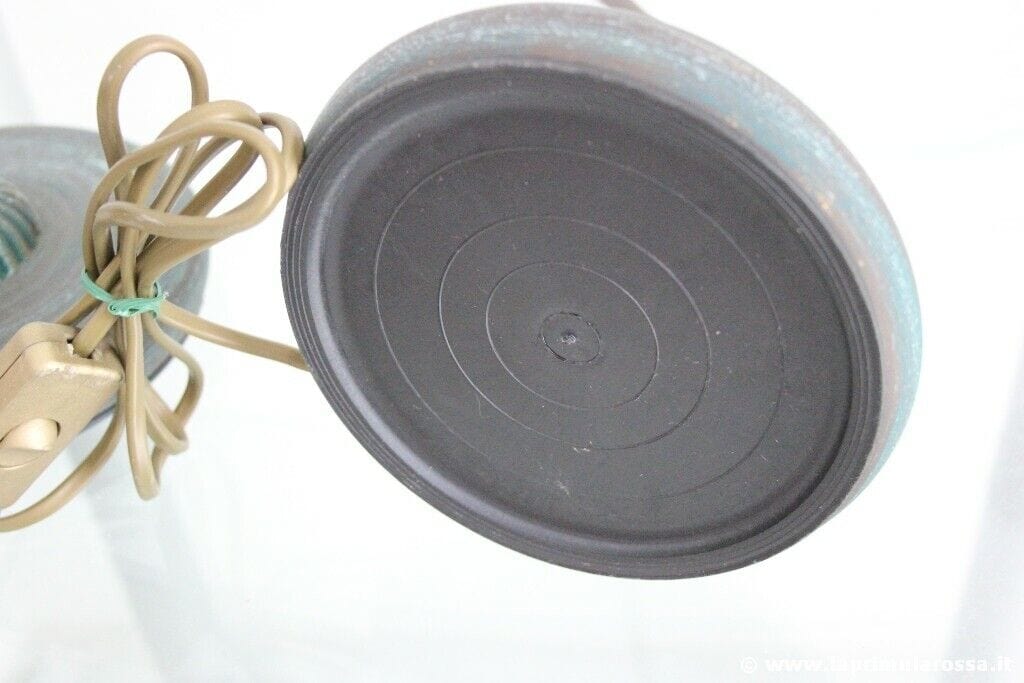 COPPIA DI LAMPADE DA TAVOLO RETRO' ABAT JOURS TWO VINTAGE ITALIAN ABAT JOURS Lampade Appliques