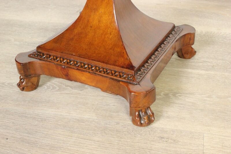Coppia di Sgabelli antichi in legno di noce pouf per salotto epoca 800 panchetta Arredamento