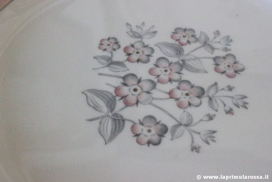 COPPIA PIATTI VINTAGE IN PORCELLANA WEDGWOOD MOTIVO PIMPERNEL BONE CHINA PLATES Ceramiche e Porcellane