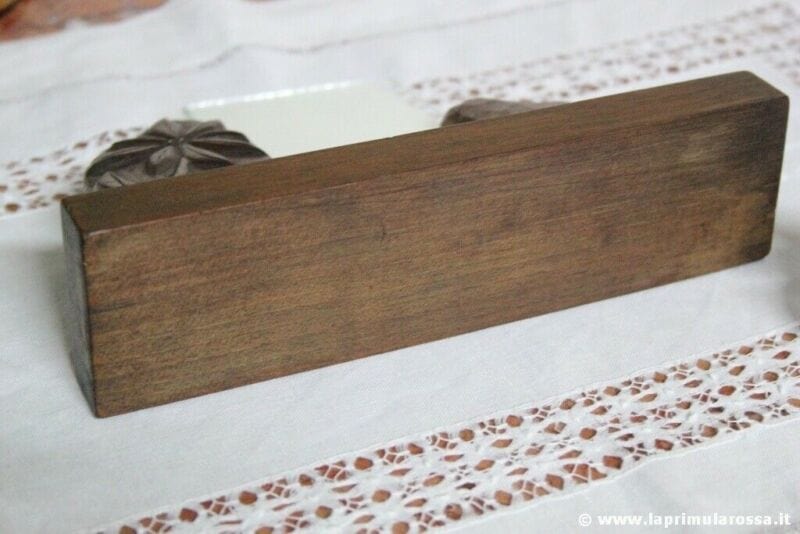 CORNICE PORTAFOTO DECO IN LEGNO E VETRO VINTAGE WOODEN PHOTO FRAME PORTARITRATTO Complementi d'arredo