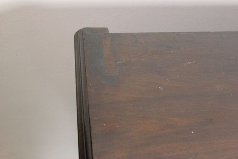 Credenza servante antica mobile intagliato in legno di noce d'epoca inglese Arredamento