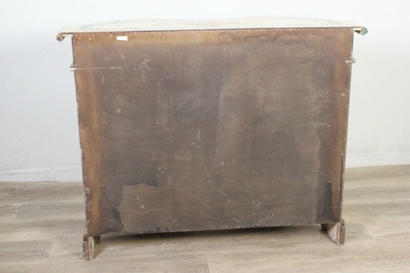 Credenza servante veneziana mobile stile antico servantino laccato e dipinto Arredamento