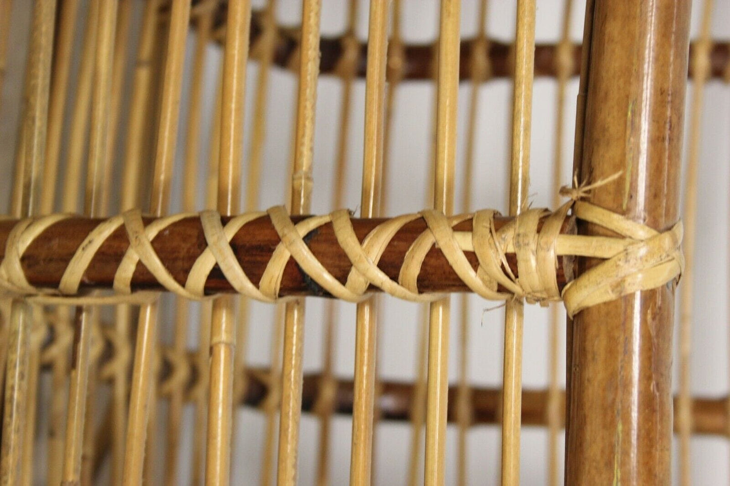 CULLA NEONATO VIMINI ANTICA LETTINO ART DECO IN BAMBU VINTAGE ANNI 40 FIORIERA Other