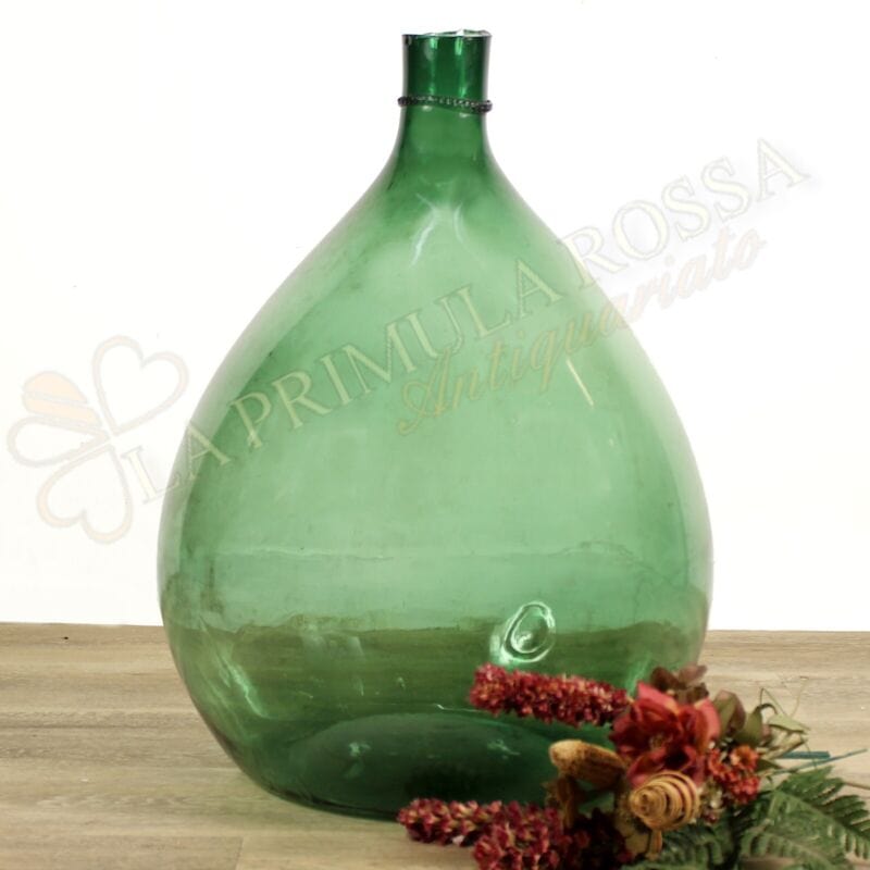 Damigiana in vetro da 54 litri antica vecchio boccione – La Primula Rossa  Antiquariato