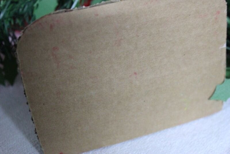 DUE CASETTE VINTAGE IN CARTONE DIPINTE A MANO PER PRESEPE ADDOBBI NATALIZI '70 Vintage