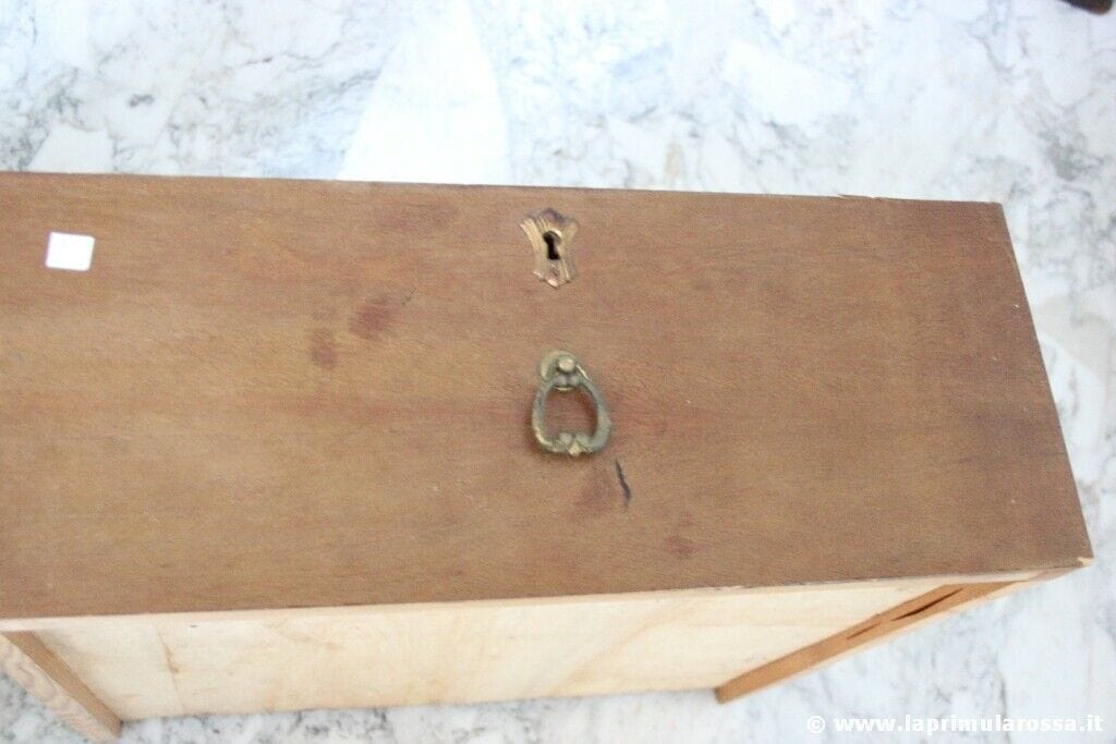 DUE CASSETTI D'EPOCA IN LEGNO L.cm 47 TECA CASSETTO TWO VINTAGE WOODEN DRAWERS Scatole in legno