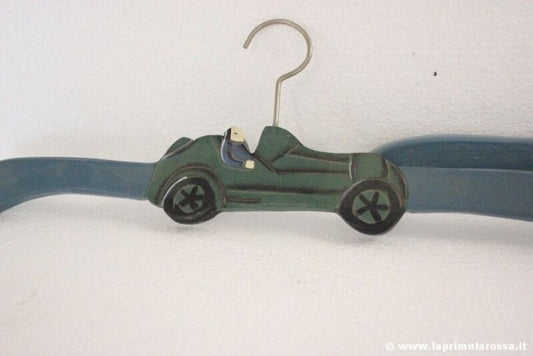 DUE GRUCCE VINTAGE IN LEGNO DIPINTO - GRUCCIA - VINTAGE DRESS HANGERS Vintage