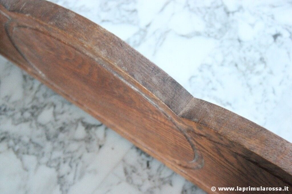 DUE SPONDE ANTICHE X LETTO L. cm 190 - COPPIA DI CIMASE D'EPOCA - LEGNO RECUPERO Restauro