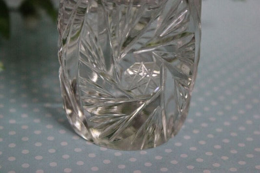 FAVOLOSO ACCENDINO VINTAGE IN VETRO DA TAVOLO altezza cm 10 Oggetti per fumatori