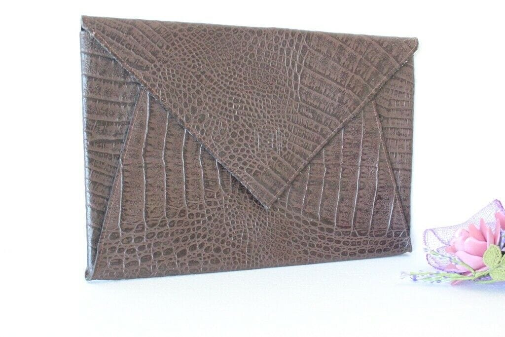 FENDI ROMA 1925 BORSA VINTAGE IN PELLE MARRONE REAL LEATHER WOMAN HAND BAG ITALY Borse Scialli & Foulard