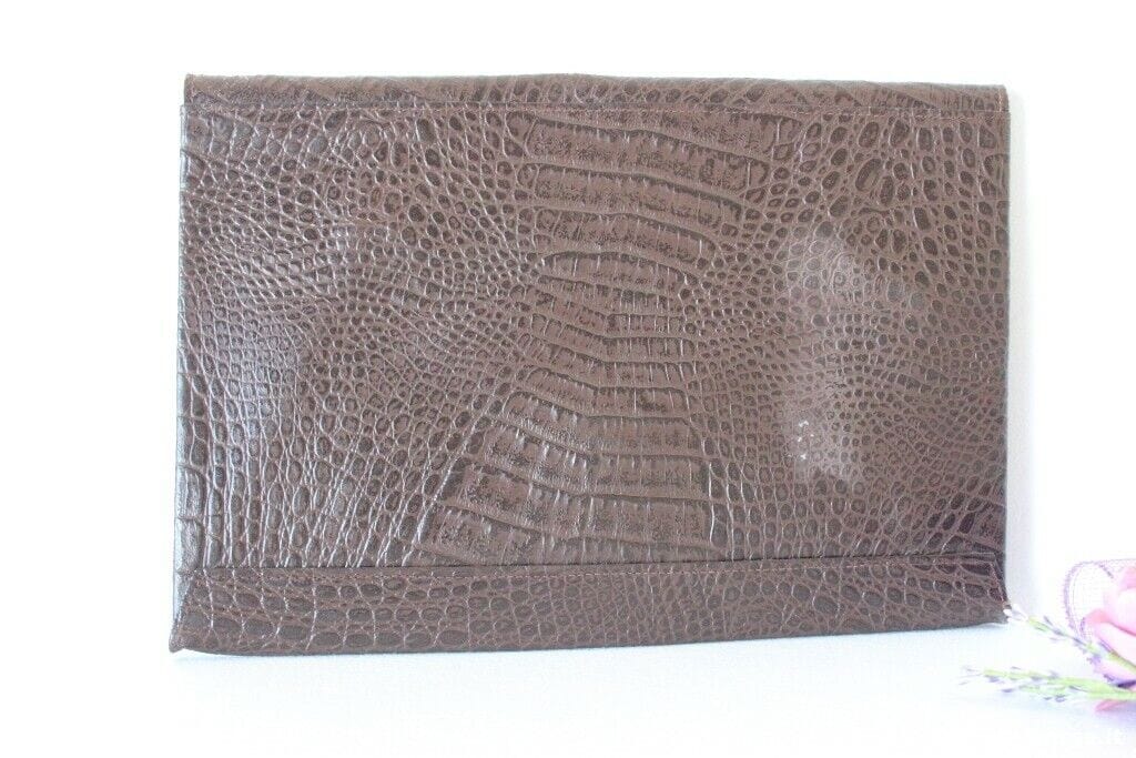 FENDI ROMA 1925 BORSA VINTAGE IN PELLE MARRONE REAL LEATHER WOMAN HAND BAG ITALY Borse Scialli & Foulard