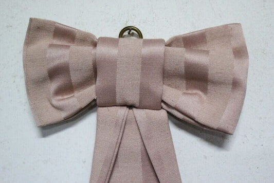 FIOCCO DECORATIVO VINTAGE IN TESSUTO H CM 37 / CRAVATTA DA PARETE IN STOFFA Vintage