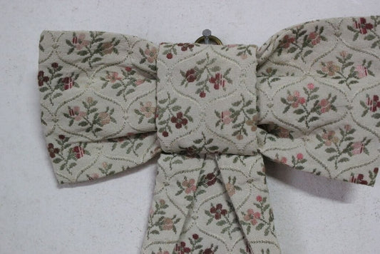 FIOCCO VINTAGE IN TESSUTO PER DECORAZIONE H 50cm / NASTRO DA PARETE Corredo Pizzi e Tessuti