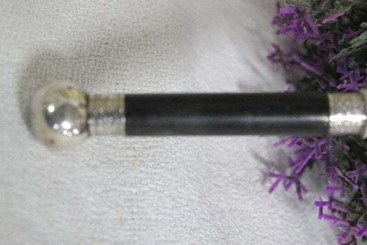 FORCHETTA ANTICA INGLESE IN SHEFFIELD x PANE VICTORIAN SILVER PLATE BREAD FORK Sheffield & Argento