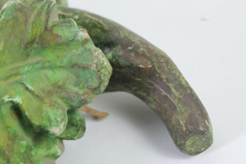 Fregio decorazione in di legno scolpito grappolo d' uva nera frutta vintage Restauro