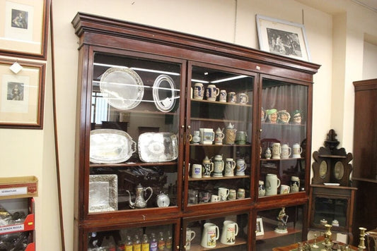 GRANDE LIBRERIA ANTICA L. mt 2,72 x 2,53 VETRINA '800 PER COLLEZIONI ESPOSITORE Arredamento